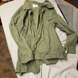 Army green jacket